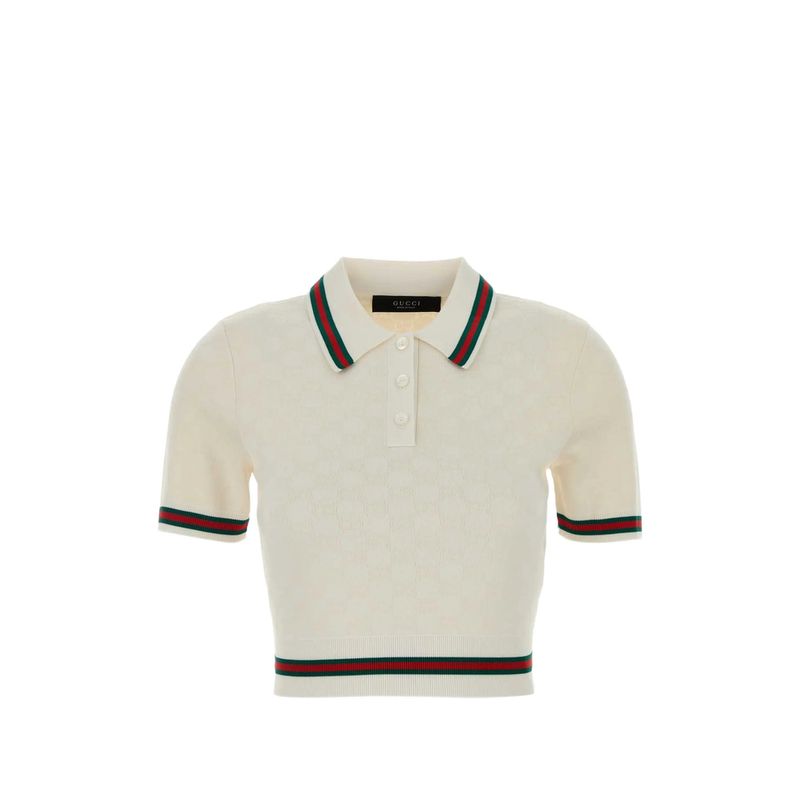 Gucci White Tops - Polo Tops Women
